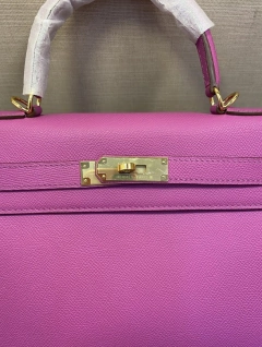 Bolsa Hermès Kelly 28 Rosa Epsom Italiana - comprar online