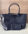 Bolsa Goyard St Louis Azul Marinho Grande Italiana