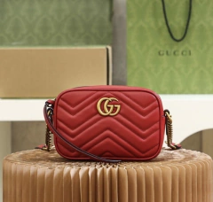Bolsa Gucci Marmont Mini Vermelha Italiana