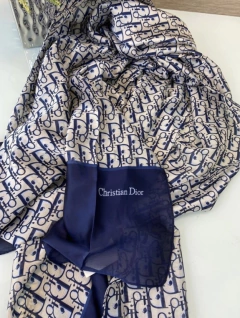 Lenço Dior Azul Italiana - comprar online