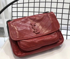 Bolsa YSL Niki Vermelha Italiana