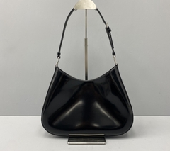 Bolsa Prada de Ombro Cleo Preta Italiana