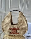 Bolsa Celine Panier Hobo Palha Ráfia Italiana