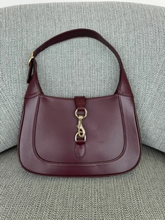 Bolsa Gucci Jackie Pequena Bordô Fosca Italiana