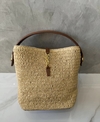 Bolsa YSL em Ráfia Italiana