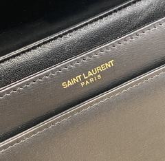 Imagem do Bolsa YSL Solferino Preto Com Dourado Italiana