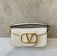 Bolsa VLTN Locò Pequena Off White Italiana - comprar online