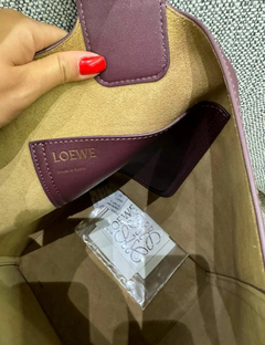 Bolsa Loewe Bucket Pebble Bordô Italiana - loja online
