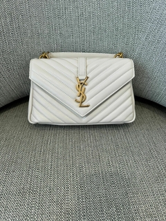 Bolsa Ysl College Branca Italiana