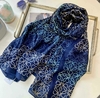 Lenço Loewe Azul Italiana