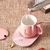 TAZA/MATE CON BASE CALENTADORA + CUCHARA