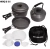 Marmita 2 Personas 9pcs Aluminio Anodizado Camping Kushiro