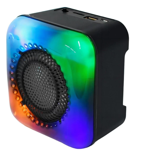PARLANTE PORTATIL INALAMBRICO - FRENTE CON LUCES LED