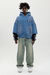 HOODIE DOUBLE SLEEVE BLUE - comprar online
