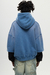 HOODIE DOUBLE SLEEVE BLUE - tienda online