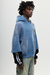 HOODIE DOUBLE SLEEVE BLUE - tienda online