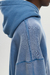Imagen de HOODIE DOUBLE SLEEVE BLUE
