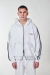 Zipp hoodie melange - comprar online