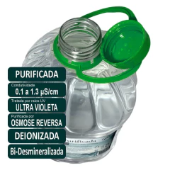 agua purificada por osmose reversa e raios-uv 5L presciladermis foto-b