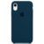 CAPA SILICONE P/ IPHONE - AZUL ESCURO