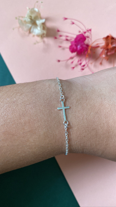 Pulseira Cruz lisa
