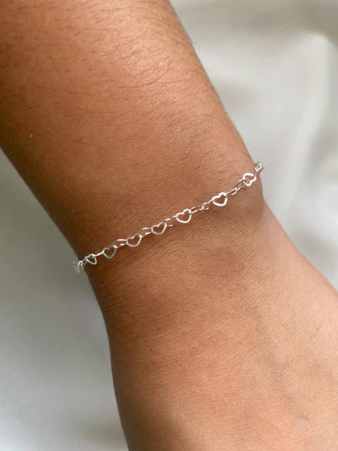 Pulseira elo Coração