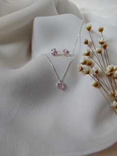 Cojunto de coração rosa - comprar online