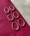 Trio de argola oval