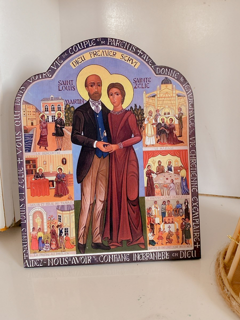 Ícone Casal Martin (pais de Santa Teresinha) - comprar online