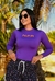 CAMISETA UV MANGA L. - VIOLETA SILK - FATOR 60 - PROTEÇÃO UV - comprar online
