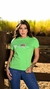 CAMISETA FEM - VERDE BORDADA na internet