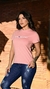 CAMISETA BÁSICA FEM - ROSA SECO BORDADO na internet