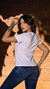 CAMISETA BÁSICA FEM - BRANCO BORDADA - NFR The Brand