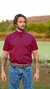 CAMISA NFR PREMIUM - VERMELHA/PRETA XADREZ MANGA CURTA