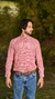 CAMISA NFR CLASSIC - VERMELHO XADREZ SLIM MANGA LONGA