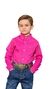 CAMISA NFR INFANTIL ROSA PINK MANGA LONGA