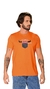 CAMISETA MASCULINA NFR LARANJA BORDADA