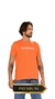 CAMISETA MASCULINA NFR LARANJA ALGODÃO PIMA
