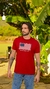 CAMISETA MASCULINA NFR VERMELHA BORDADA ALGODÃO PIMA na internet