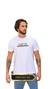 CAMISETA MASCULINA NFR BRANCA BORDADA ALGODÃO PIMA CMS720