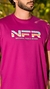 CAMISETA MASCULINA NFR FÚCSIA BORDADA ALGODÃO PIMA - comprar online