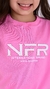 CAMISETA INFANTIL NFR ROSA BORDADA - comprar online