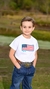 CAMISETA INFANTIL NFR BRANCA BORDADA