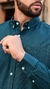 CAMISA MASCULINA NFR VERDE PETRÓLEO - MANGA LONGA PREMIUM - comprar online