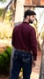 CAMISA MASCULINA NFR MARSALA- MANGA LONGA PREMIUM - NFR The Brand