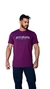CAMISETA MASCULINA NFR ROXA BORDADA