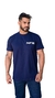 CAMISETA MASCULINA NFR AZUL MARINHO BORDADA