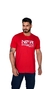 CAMISETA MASCULINA NFR- VERMELHA BORDADA