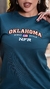 CAMISETA FEMININA NFR VERDE PETROLÉO BORDADA na internet