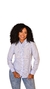 CAMISETE NFR - AZUL XADREZ MANGA LONGA